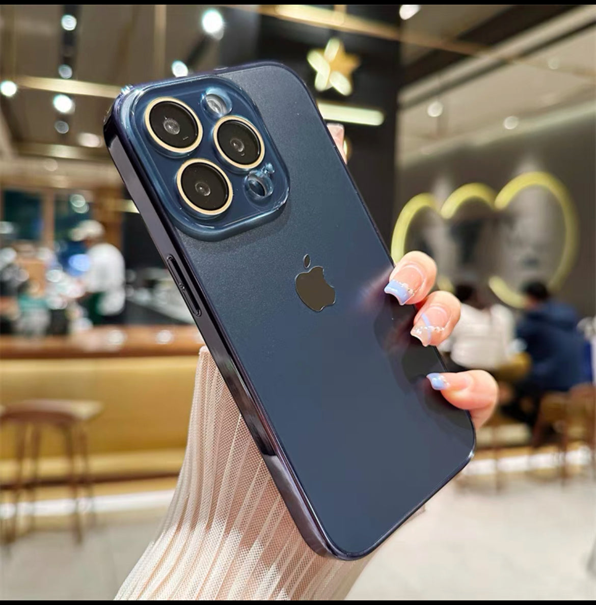 Original Phone Color Glass Case For iPhone