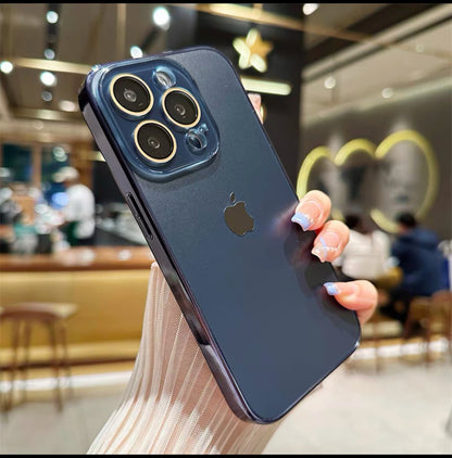Original Phone Color Glass Case For iPhone