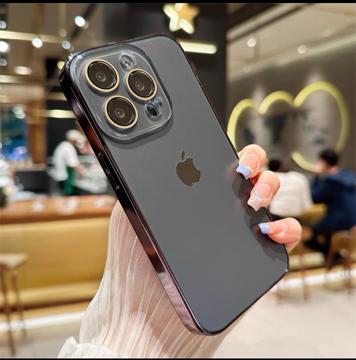 Titanium Glass Case For iPhone