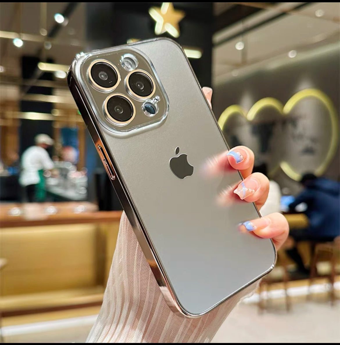 Titanium Glass Case For iPhone