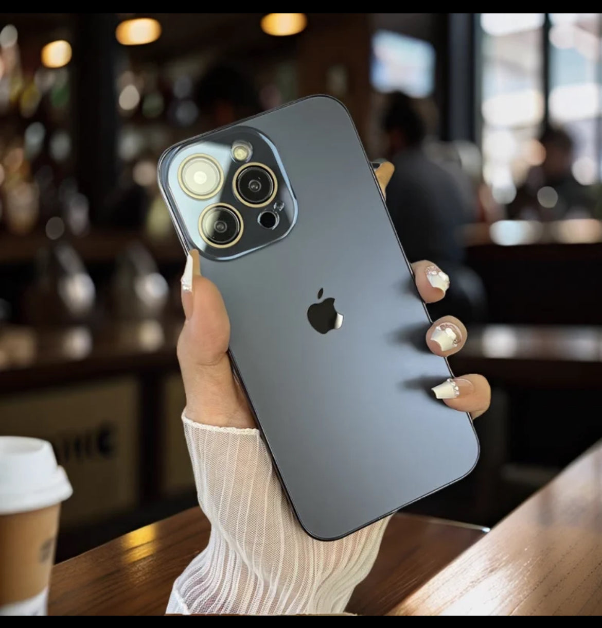 Original Phone Color Glass Case For iPhone