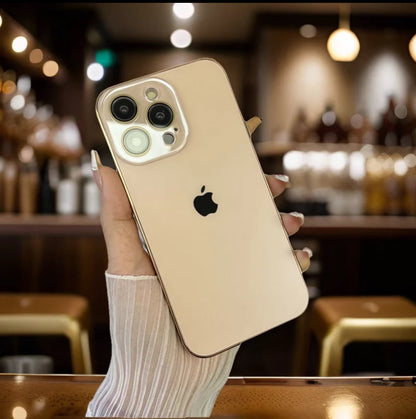 Original Phone Color Glass Case For iPhone
