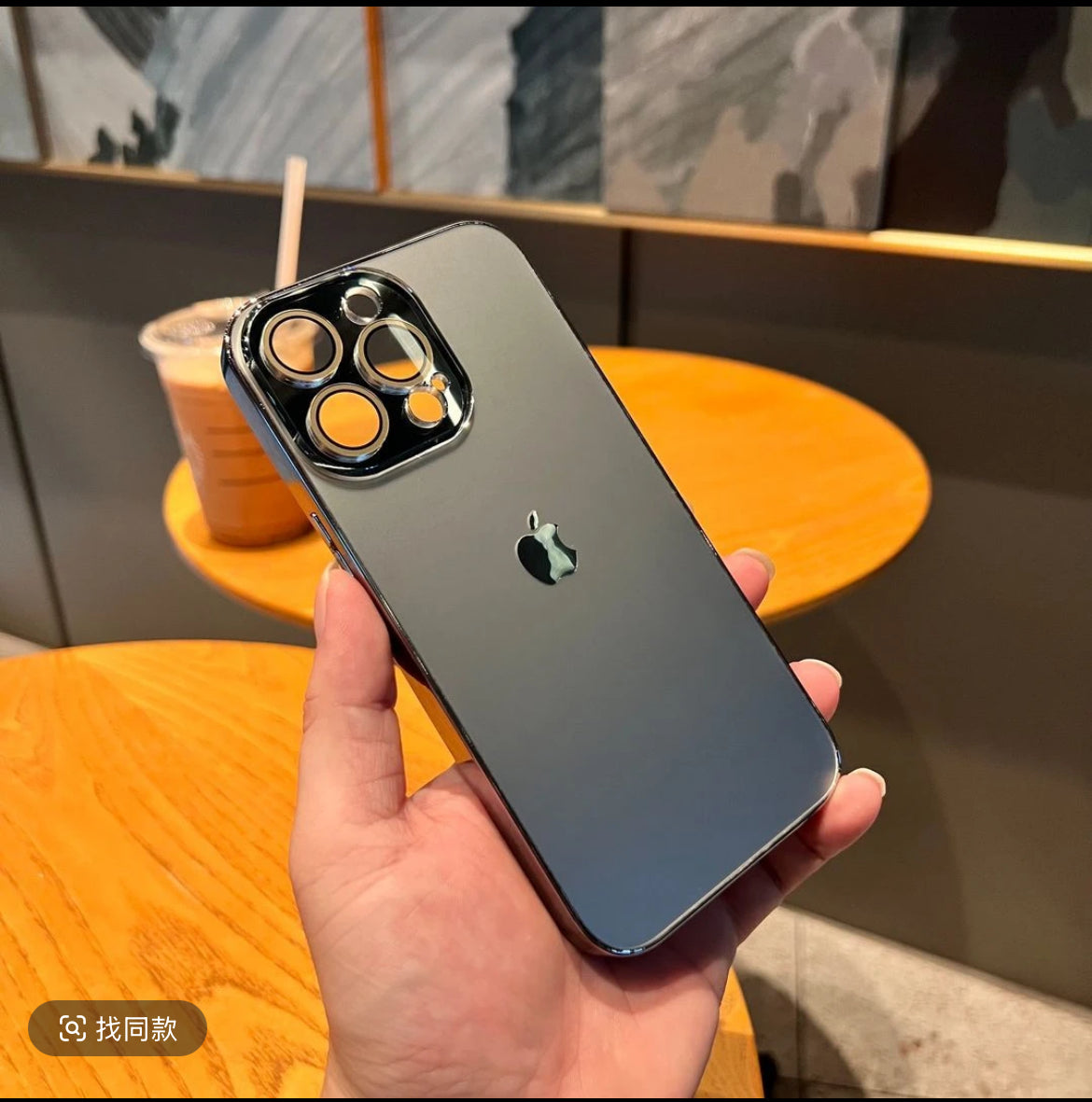 Titanium Glass Case For iPhone