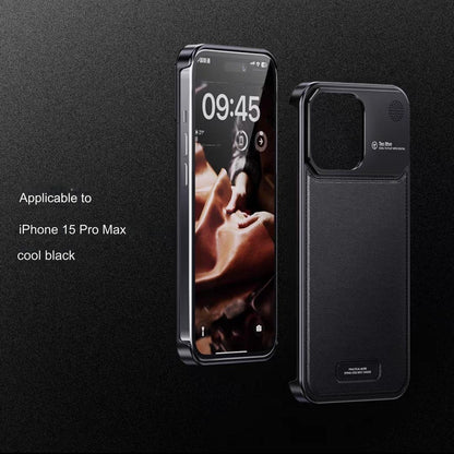 Thetree Is Suitable For Apple IPhone 15 pro max Case Aluminum Alloy Protective Cover Aromatherapy Shell Autumn And Winter Anti-fall Heat Dissipation Frameless Ultra-thin Advanced