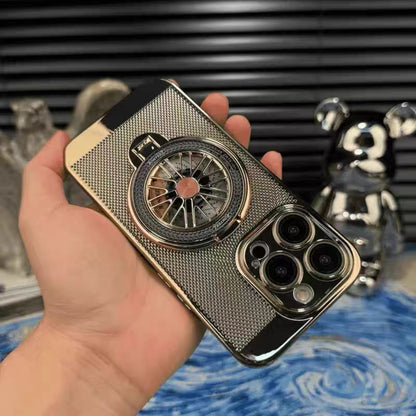 iPhone Titanium Wheel Glass case