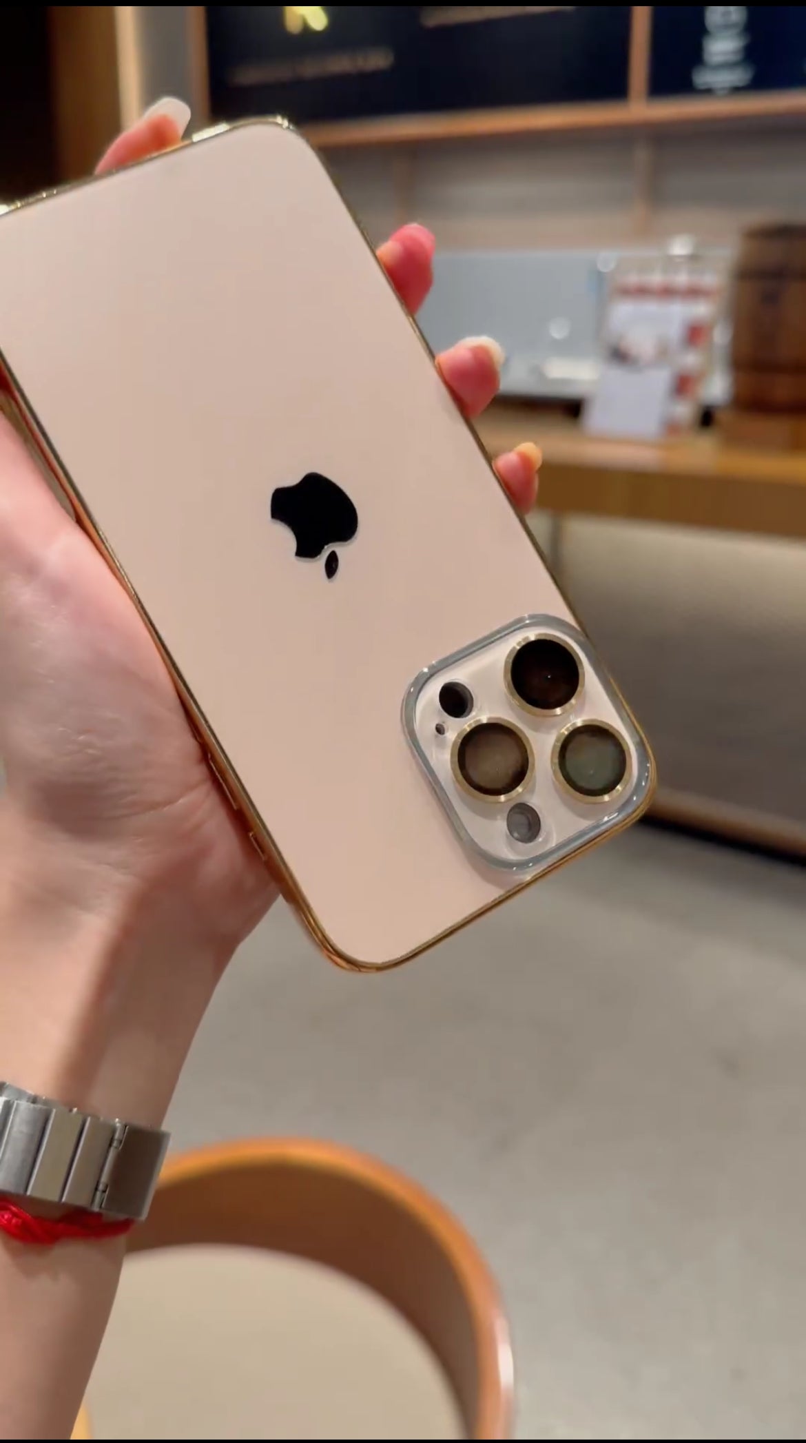 Desert Titanium Glass Case For iPhone