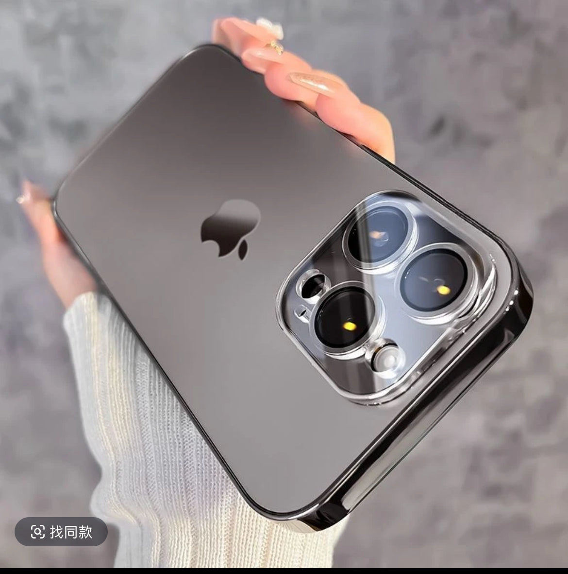 Titanium Glass Case For iPhone