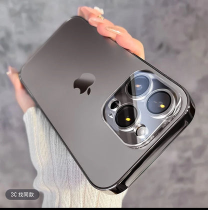 Titanium Glass Case For iPhone