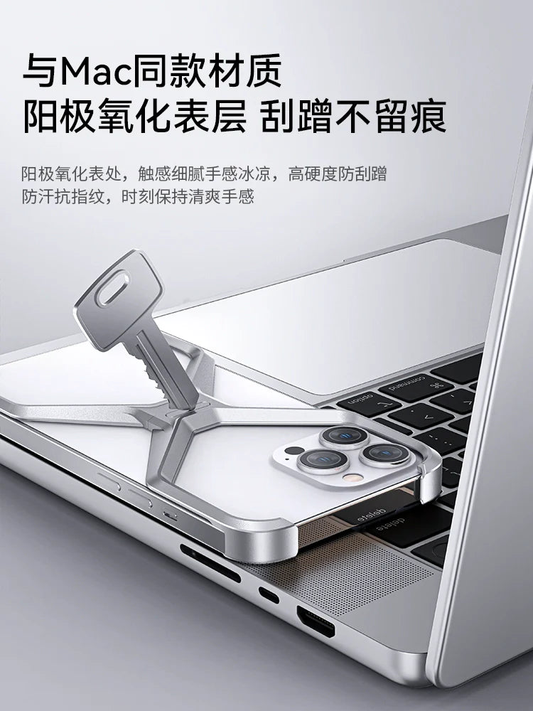 X case, aluminum alloy protective case, new hollow frameless heat dissipation case, high-end, ultra-thin, scratch-resistant