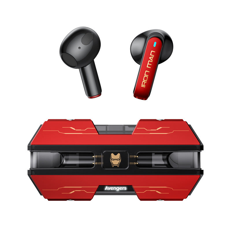 Marvel TWS Wireless Bluetooth Headset BTMV21 Mecha Wind Low Latency Bluetooth 5.3 Cool Ergonomics