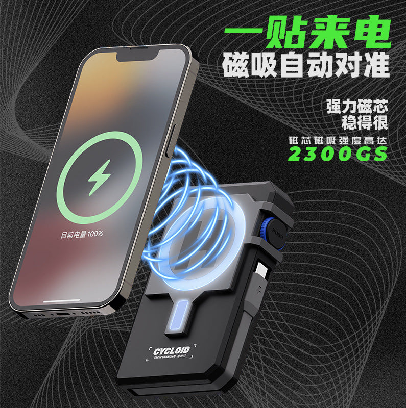 Butter Cat H1 Apron Magnetic Suction Magsafe Wireless Charging Power Bank Screen Display Comes With A Line Suitable For Apple Fast Charging
