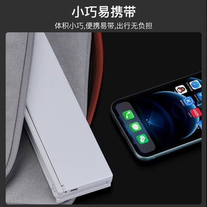 Ifacemall Folding Ipad Keyboard Wireless Bluetooth Keypad Suitable For Apple Tablet Can Be Connected To Android Huawei Smart Ultra-thin Mobile Phone Peripherals Magic Control Lenovo Laptop