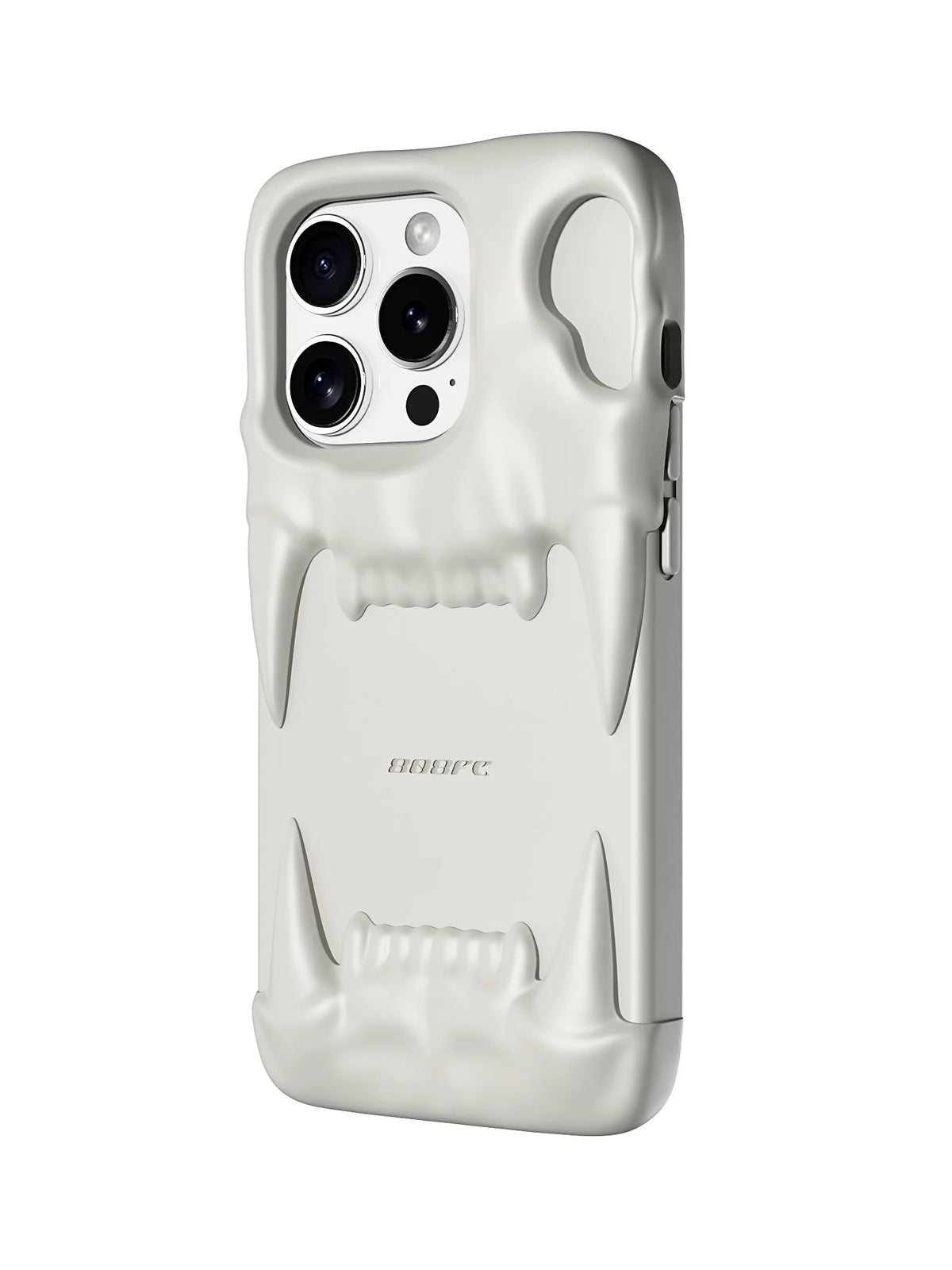 Huya Apple iPhone Case P1 Silicone One-piece Original Design All-inclusive Protective Cover Suitable For IPhone14pro Solid Color Bone White Trendy Niche Anti-fall Protection