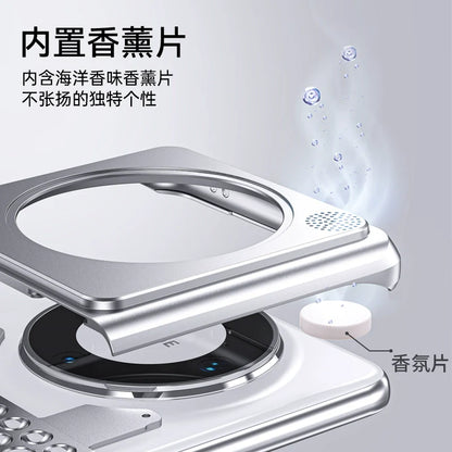 Thetree Aromatherapy Huawei Mate 60 Pro Case | Aluminum Alloy, Anti-fall, Cooling | Borderless Design | High-end Scratch-resistant | Ultra-thin | Compatible with Mate 50, 50 Pro