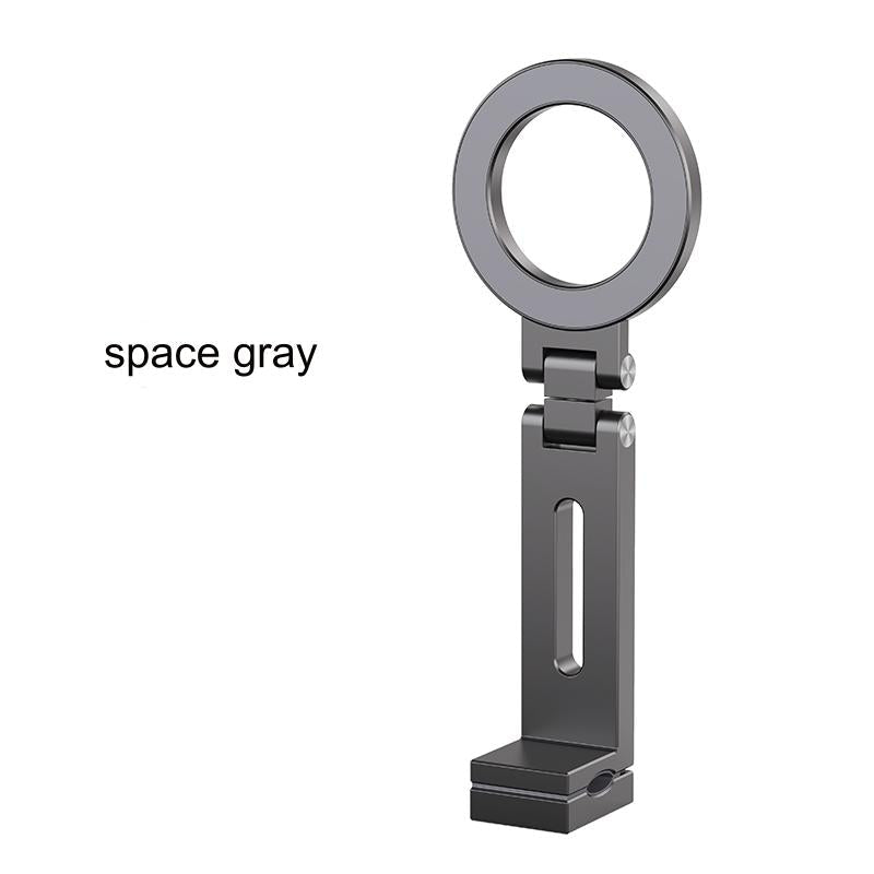 Thetree Travel iPhone Magnetic Holder Magsafe Portable Clip Desktop 360 Degree Rotation And Folding Special Aircraft High-speed Rail Train Suitcase Fixed Portable Lazy Artifact