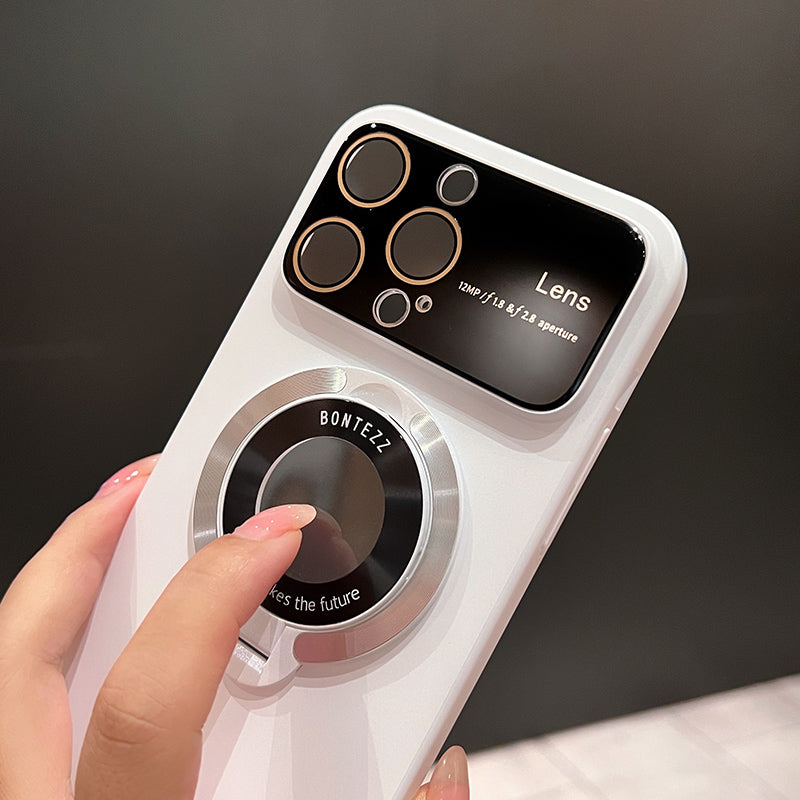 Magnetic Suction Stand Goggles Large Window Apple iPhone Case