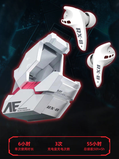Elephant Nose Joint Gundam Unicorn Bluetooth Headset True Wireless Game Sports 2022 New Bandai Model