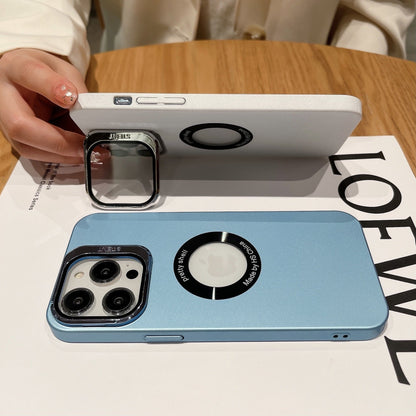 Missing Standard Goggle Stand Solid Color Apple iPhone Case All-inclusive PC Hard Case