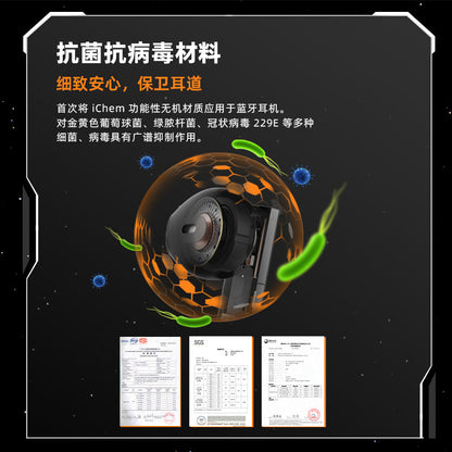 Meizu Co-branded Limited Edition PANDAER × XOG true wireless bluetooth headset Semi-In-Ear Call Noise Reduction