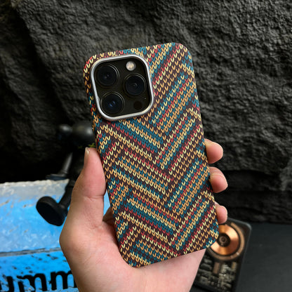 High-End Luminous Magnetic Moisture-Absorbing Case for Apple iPhone 14 Pro Max 2023 - Ethnic Style Creative Cover with Brand Embossment for Men and Women Elevate Your High-End Experience!