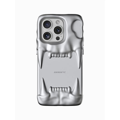 Huya Apple iPhone Case P1 Silicone One-piece Original Design All-inclusive Protective Cover Suitable For IPhone14pro Solid Color Bone White Trendy Niche Anti-fall Protection