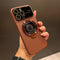 Frosted-[dark red] pc magnetic bracket large window goggle case