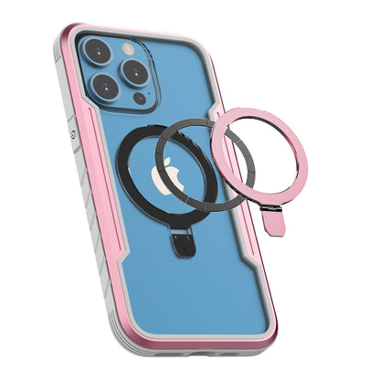 Suitable For IPhone 15 Apple 15 Pro Max Thunder Metal Magnetic Stand Business Protective Cover Anti-fall