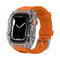 [transparent]case +[orange]viton strap