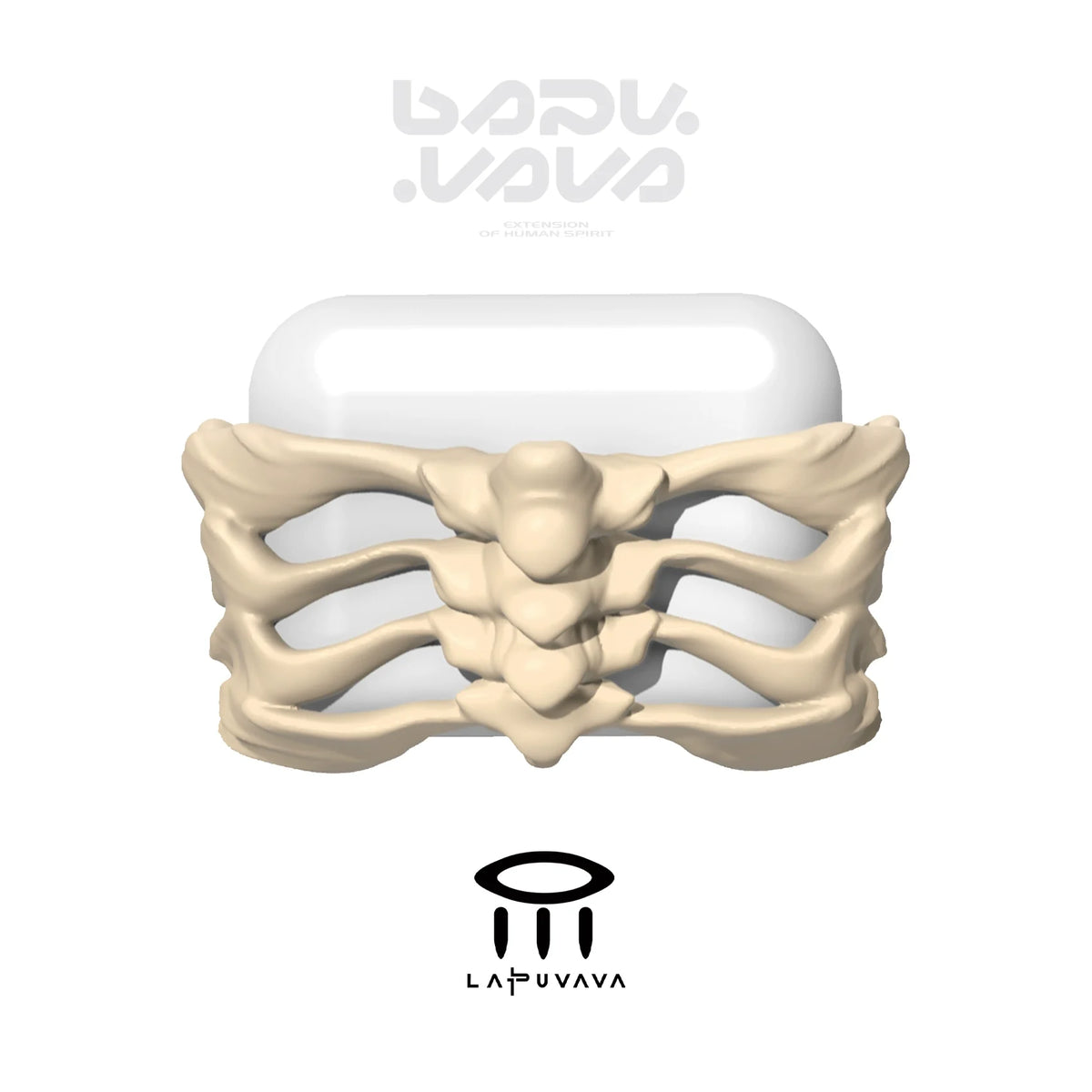LAPU VAVA Original Skeleton Art Suitable For Airpods 3 Headphone Case Airpodspro Apple Second Generation Headphone Protective Cover Hollow Personality Trendy Brand