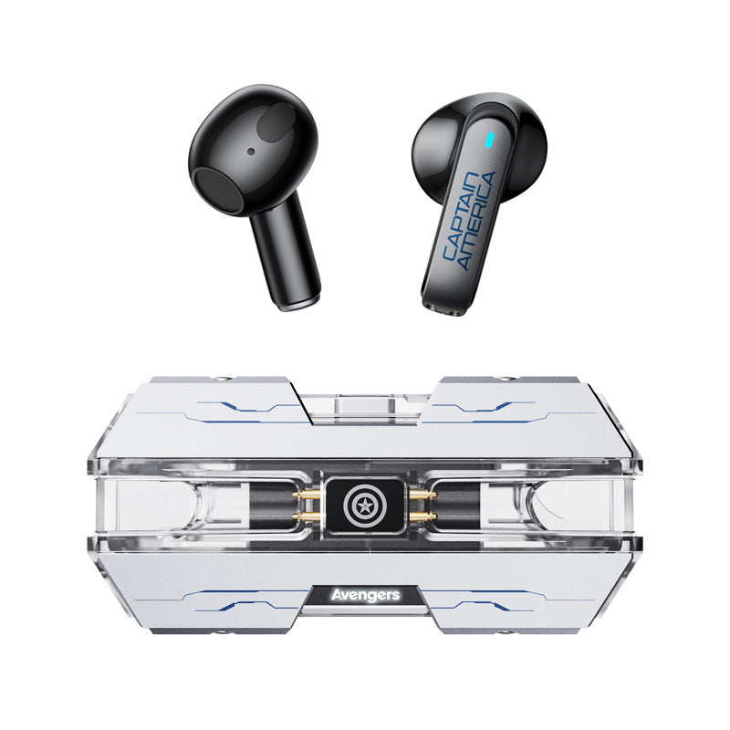 Marvel TWS Wireless Bluetooth Headset BTMV21 Mecha Wind Low Latency Bluetooth 5.3 Cool Ergonomics