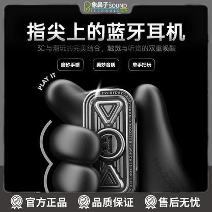 Elephant Nose Joint Big Monster True Wireless Bluetooth Spinner Headset Metal Fidget Spinner Super Long Standby 2023 New Product
