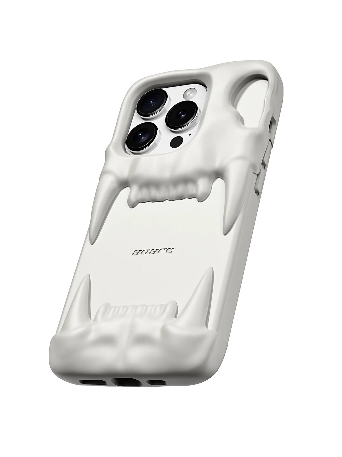 Huya Apple iPhone Case P1 Silicone One-piece Original Design All-inclusive Protective Cover Suitable For IPhone14pro Solid Color Bone White Trendy Niche Anti-fall Protection