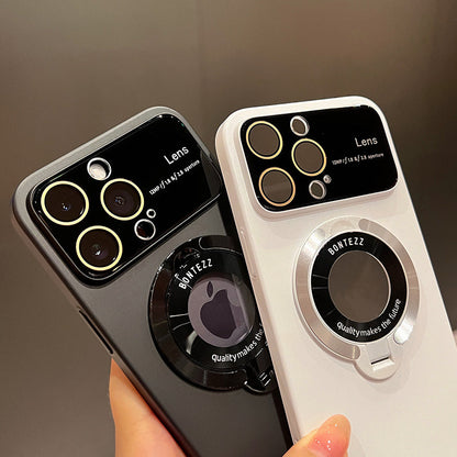 Magnetic Suction Stand Goggles Large Window Apple iPhone Case
