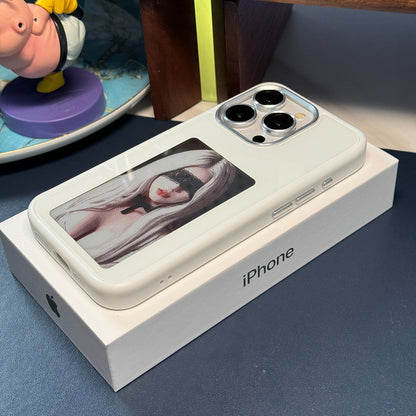 Ink Screen iPhone Case Apple IPhone15 Promax High-end Frosted All-inclusive Protective Cover Nfc Personalized Screen Projection