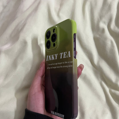 High-grade Gradient Military Green Film Case Suitable For Apple 14Promax Mobile Phone Case IPhone 13 Hard Case 12 Female 11