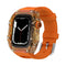 [transparent orange] case+[orange] fluororubber strap