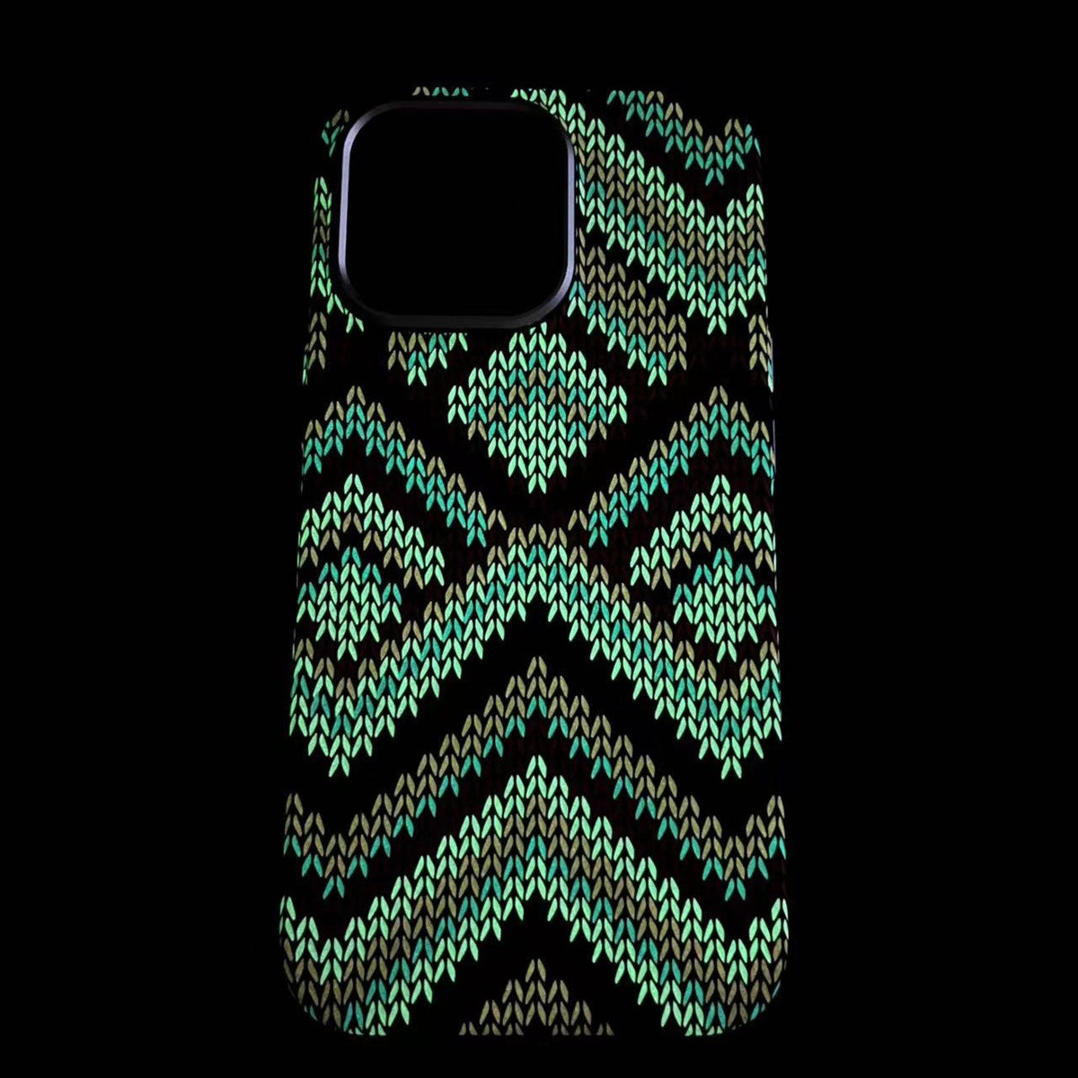 High-End Luminous Magnetic Moisture-Absorbing Case for Apple iPhone 14 Pro Max 2023 - Ethnic Style Creative Cover with Brand Embossment for Men and Women Elevate Your High-End Experience!