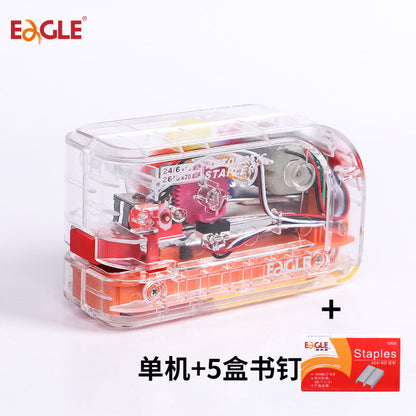 Electric Induction Stapler Fully Automatic Labor-saving Small Thick Layer No. 12 Nail Office Portable Stapler
