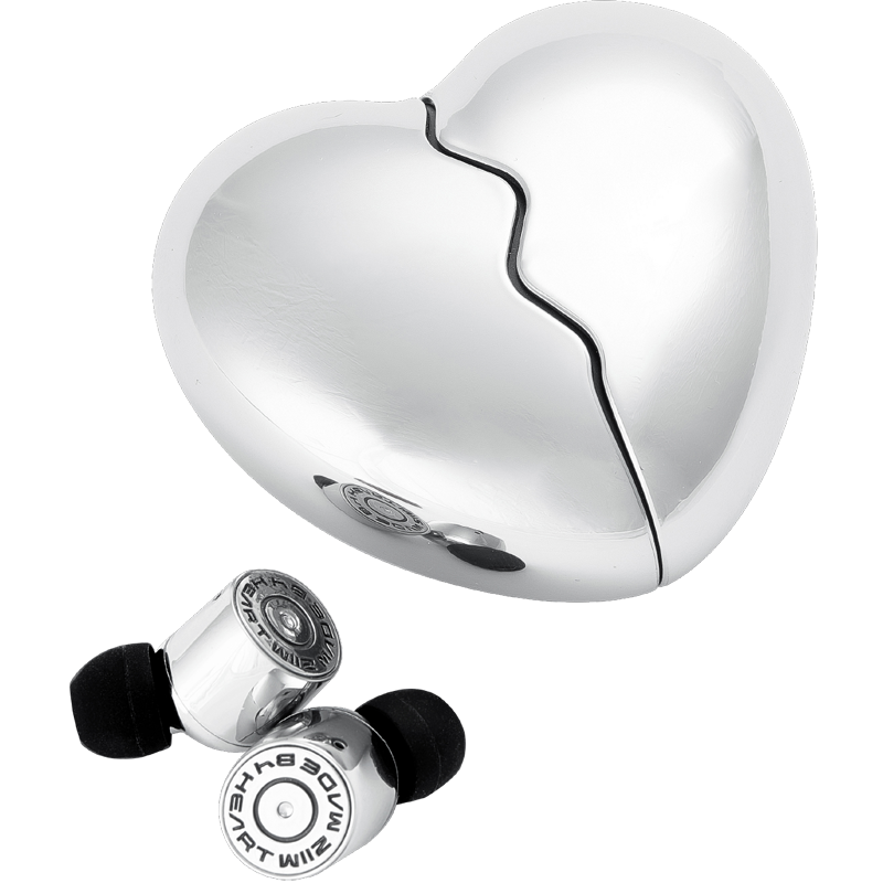 ZIIM Heartbreak Bluetooth Headphones Creative Heart-shaped Couple Double Headphones Artist Rapper Rap Hip Hop Same Style