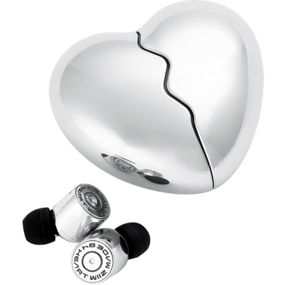 ZIIM Heartbreak Bluetooth Headphones Creative Heart-shaped Couple Double Headphones Artist Rapper Rap Hip Hop Same Style