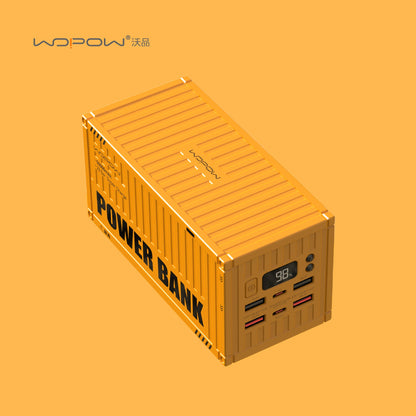 Wopow Wopin Creative Container Charging Power Bank 50000 mAh Large Capacity Outdoor Portable Digital Display Mobile Power Supply