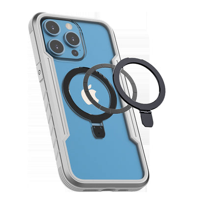 Suitable For IPhone 15 Apple 15 Pro Max Thunder Metal Magnetic Stand Business Protective Cover Anti-fall