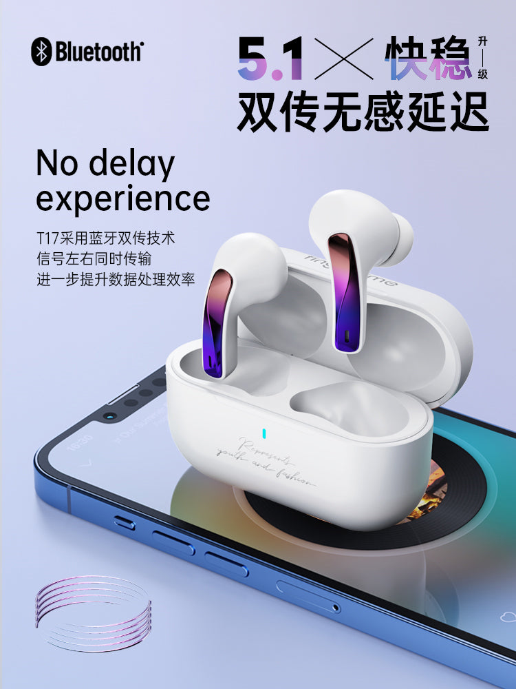 New True Wireless Bluetooth Headset In-ear Sports Active Noise Reduction Quality Super Good High Appearance Quality