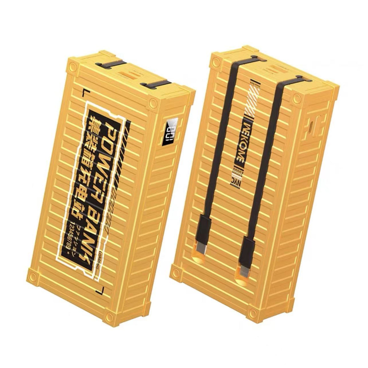 The Container Comes With A Line Of Fast Charging And Charging Treasure 20000 MAh Super Large Capacity Digital Display Customized Mobile Power Supply