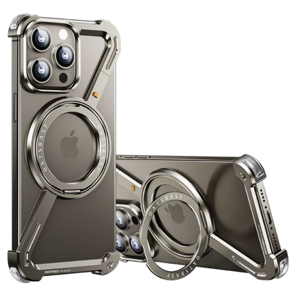 iPhone  Ⓩ Shape  Metal Kickstand Bumper Detachable Cover For Your Phone.