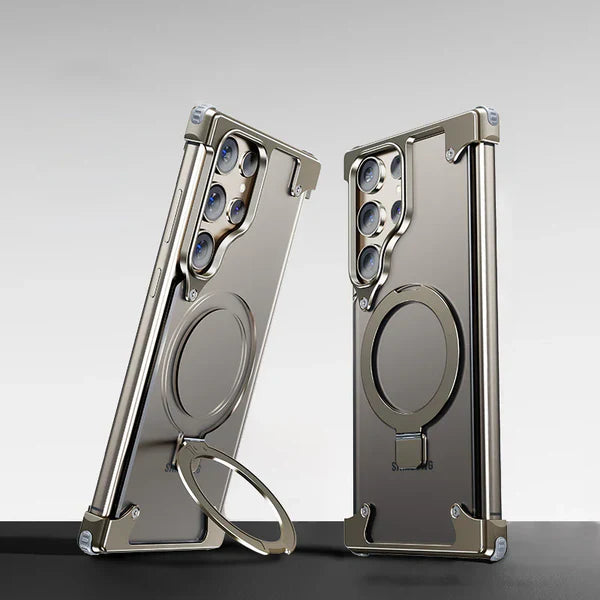 Samsung S24Ultra Pivot Metal Matte Magsafe Kickstand Case.