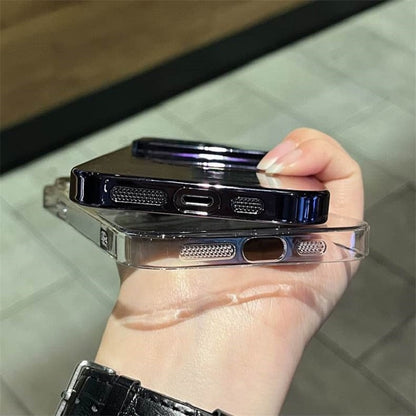 Window Design Case For iPhone 14 13 12 Pro Max With Camera Full Protective Cases For 14 13 12 Transparent Back Cover