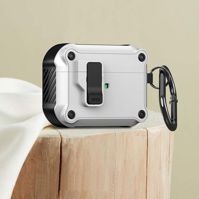 Security Lock Cover for AirPods Pro 2 3 1 Case for AirPods Pro2 Pro 2nd Gen Case Shockproof Cover Air Pods Pro airpods3 Funda