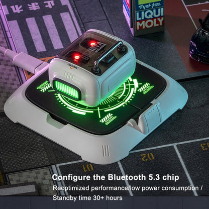 Tws 2023 New Bluetooth Earphone Wireless Charging Earbuds Bluetooth Capsule Mecha Design Headset Desktop Phone Holder Headphones