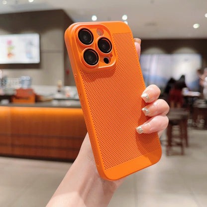 Candy Colors Summer Breathable Mesh Heat Dissipation For iPhone 14 13 12 11 Pro Max Soft Silicone Camera Lens Protector Cover